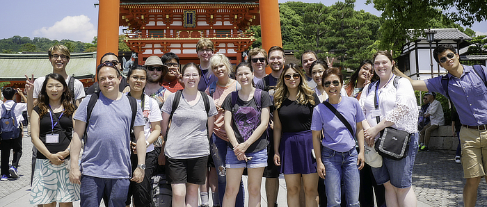 Students from the Kyoto Field School, Summer 2017